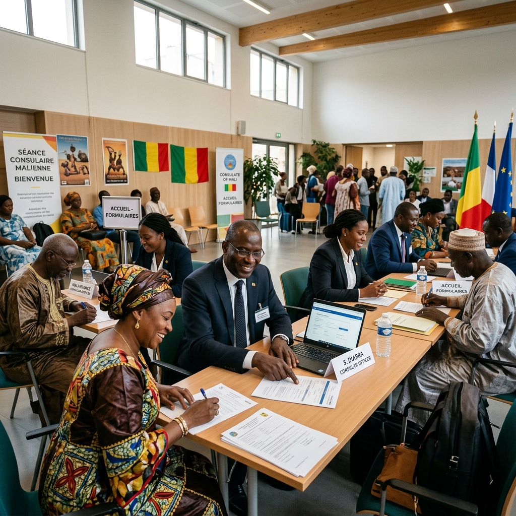 Inauguration de la permanence consulaire